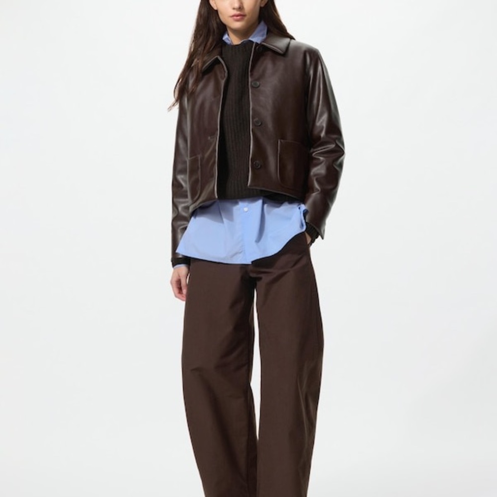 NWT Uniqlo Chocolate Brown Jersey Pants